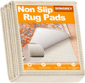 Songrey Non-Slip Rug Pad - Extra Thick 8x10 FT Carpet Pad for Hard Surfaces | Prevents Sliding & Provides Comfort