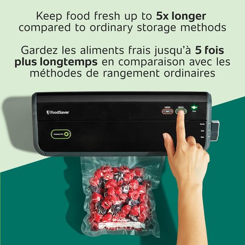 FoodSaver 1-Gallon Precut Vacuum Seal Bags - BPA-Free Multilayer for Food Preservation & Sous Vide, 13 Count | Clear