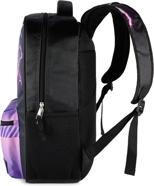 AI Accessory Innovations K-Pop Huntrix 16” Backpack for Girls - Includes Rumi, Zoey, Mira Charm