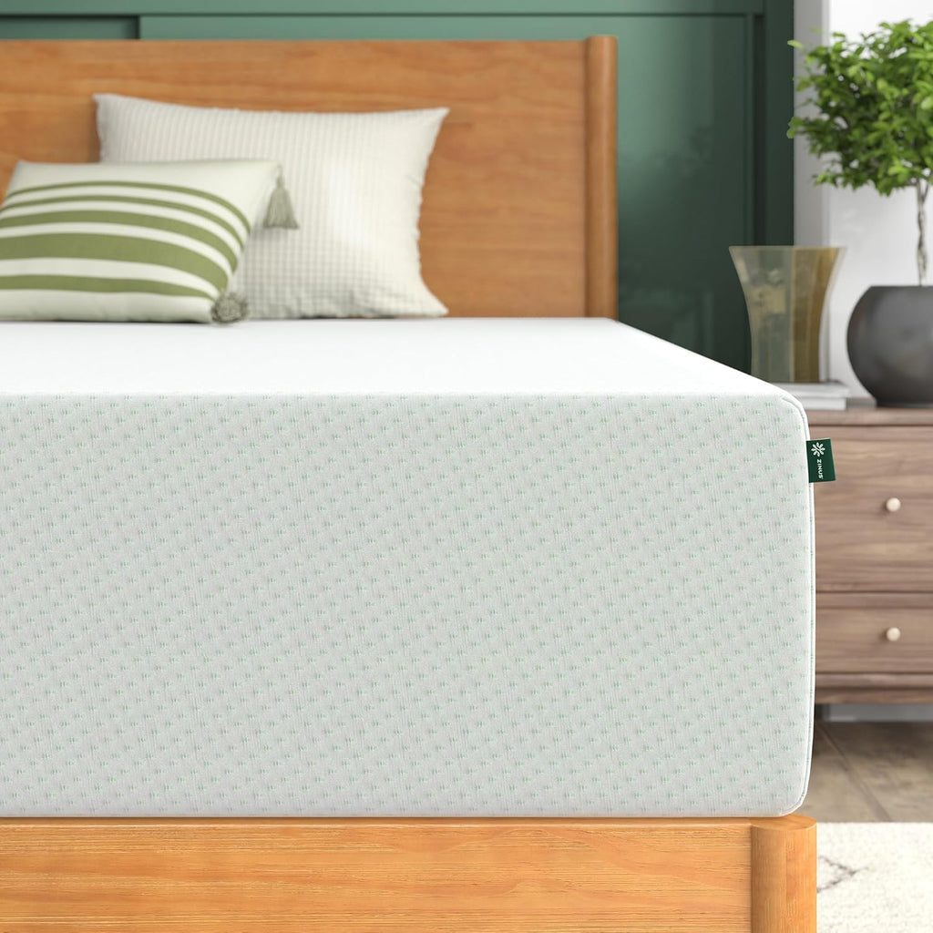 ZINUS Memory Foam King Mattress - 12 Inch Green Tea Infused Comfort for Restful Sleep