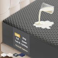 OhGeni 100% Waterproof Mattress Protector - Twin Gray, Deep Pocket, Cooling & Breathable Design