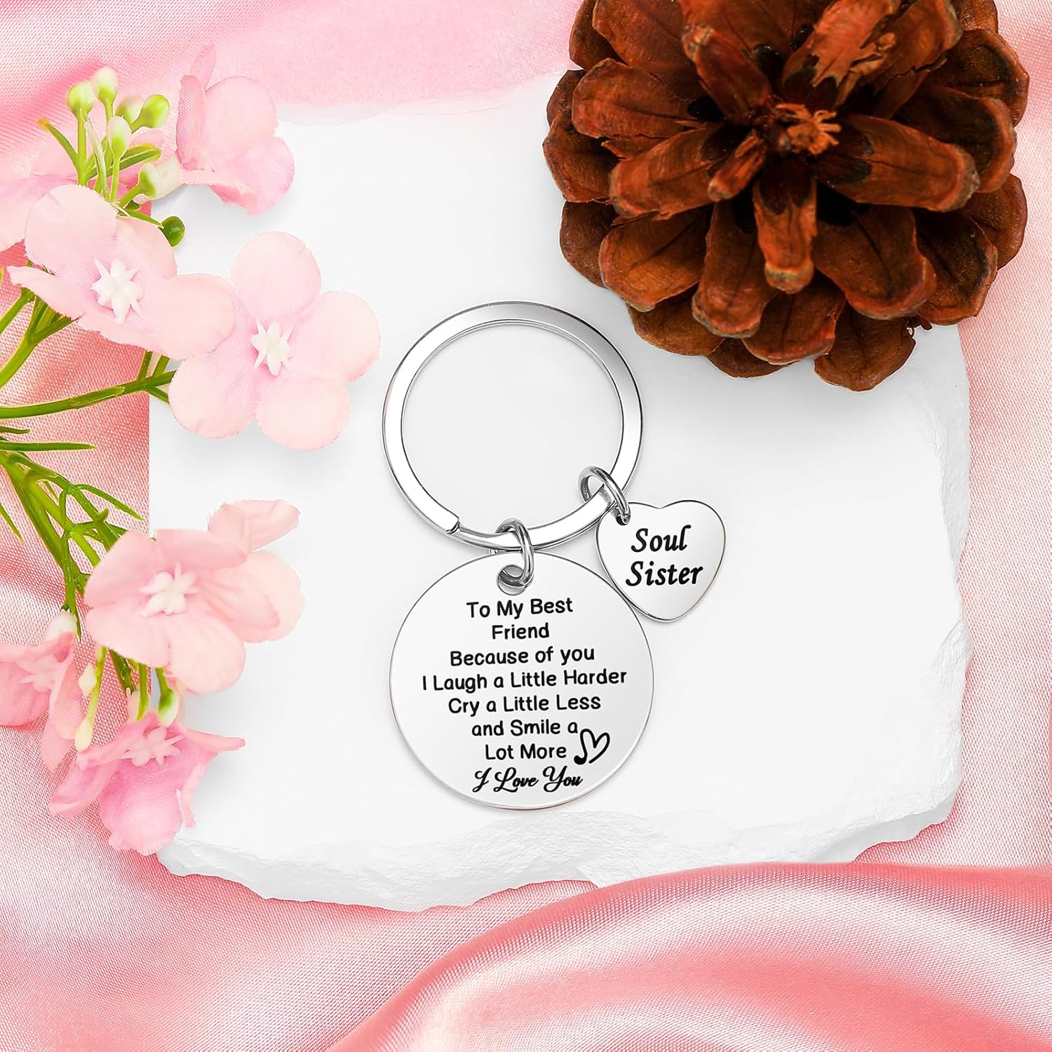 Regine Switzerland Best Friend Birthday Gifts - Unique Friendship Mug, Keychain, Candle & Bracelet for Women