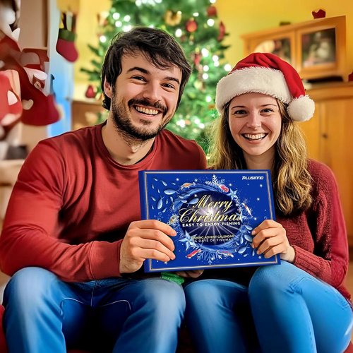 Advent Calendar 2025 - Fishing Gifts for Men | 24-Day Countdown with Tackle & Lures