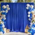 Royal Blue Backdrop Curtains by [Brand Name] - 10x10ft Wrinkle-Free Drapes for Weddings & Events