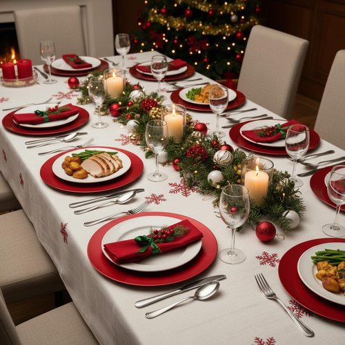 Tanlade 12 Pcs 13 Inch Charger Plates Bulk Round Wedding Chargers Plastic Dinner Plates for Table Setting Wedding Party Decoration (Red)
