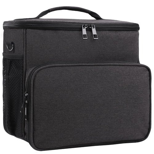 Adjustable Compartments Carry Bag Compatible with Bissell SteamShot Hard Surface Steam Cleaner 39N7V/39N7A,Travel Hand Bag with Extra Pockets for Accessories