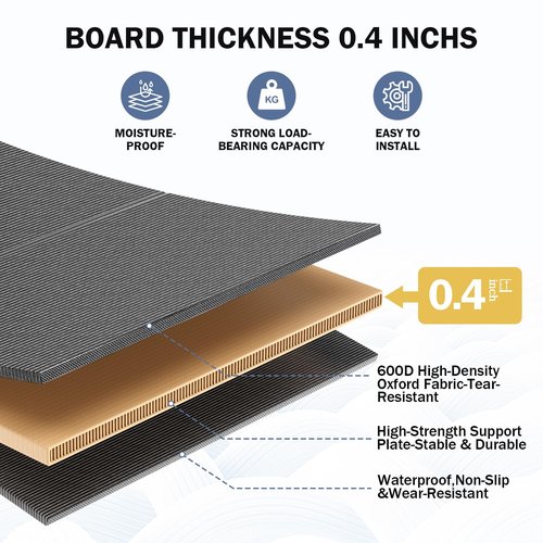 Arzarme Bunkie Board Queen Size 60"x80" for Under Mattress Bed Support, Heavy Duty Reinforced Wood with Anti-Sag, Light Thin/Breathable, Noise Minimizing, Fits Metal Frames/Platform Beds/Sleeper Sofa