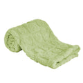 Yurhap Fleece Baby Blanket - Ultra Soft Heart Checkered Design for Boys & Girls | 30”x40” Green
