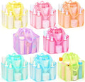 Kinlop Portable Mesh Shower Caddy - 8 Pocket Hanging Tote for Dorms, Gym & Travel | Macarons Color