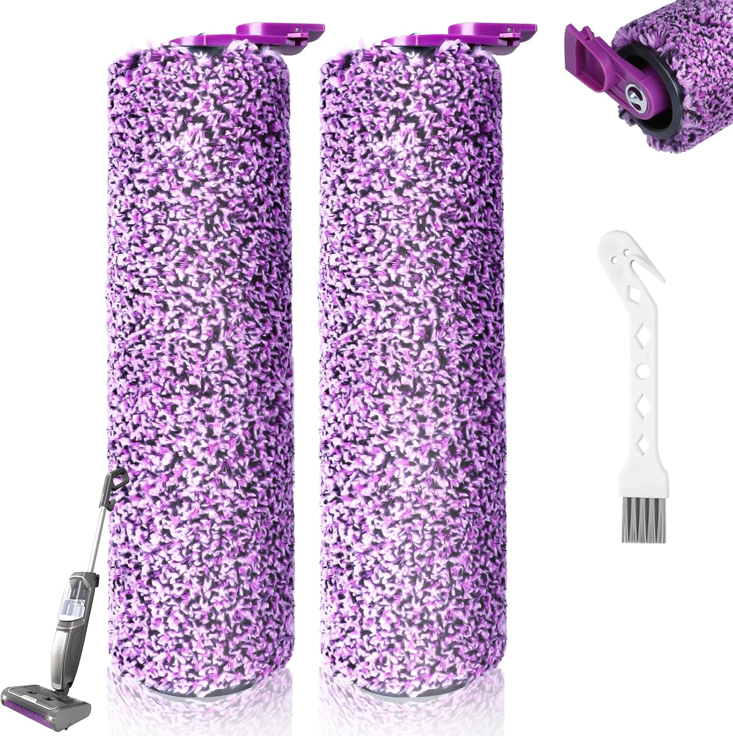 Skiennix 2PCS SD201 Roller - Compatible with Shark Steam Mop Models SD200, SD201C, SD201Q, SD205