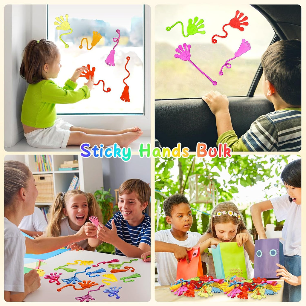 PICcircuit Sticky Hands - 30 PCS Stretchy Party Favors for Kids | Fun Goodie Bag Stuffers & Classroom Prizes