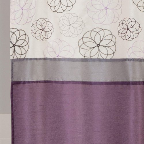 Lush Decor Covina Shower Curtain, Purple 72 inches wide x 72 inches long