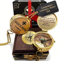 God's Path Compass - Inspirational Communion & Confirmation Gift for Boys | Baptism & Graduation Present