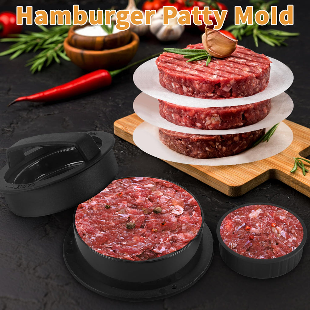 Blackstone Breakfast Kit Pancake Batter Dispenser 9PCS Griddle Accessories Set - Included Pancake Batter Dispenser Bacon Press Egg Rings Hamburger Press Patty Maker Brush and Oil Separating Paper