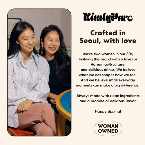 KimlyParc Real Sweet Potato Latte Mix, 10 oz | Allulose-Sweetened, Vegan & Caffeine-Free Korean Goguma Latte Powder | Plant-Based, Gluten-Free Drink