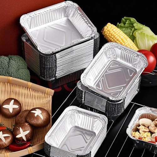 BIBRADAA® 60 Pack Aluminum Pans with Lids,2200ml(4.4LB)/1100ml(2.4LB)/700ml(1.5LB) Foil Pans with Lids,Aluminum Foil Pans,For Catering,Meal Prep and Takeout.
