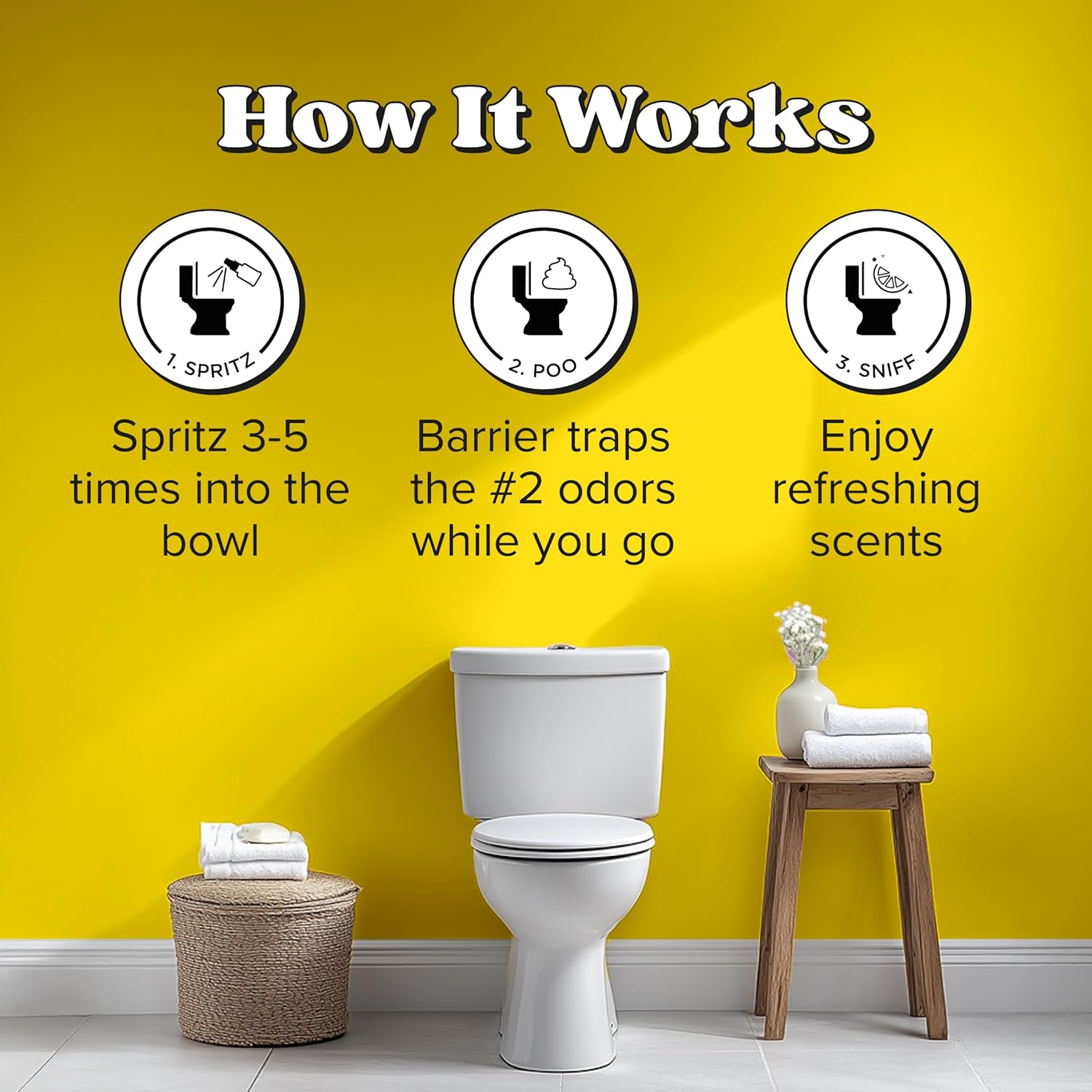 Poo-Pourri Before-You-Go Toilet Spray Bundle | Original Citrus 2 Fl Oz & Travel Size 1 Fl Oz