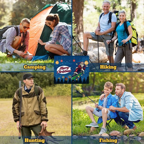 Survival Kit Advent Calendar Adult Men Teen, 12 Day Man Countdown Calendar with Survival Tool Xmas Surprise Gifts for Teen Boys Husband Brother Outdoor Enthusiasts