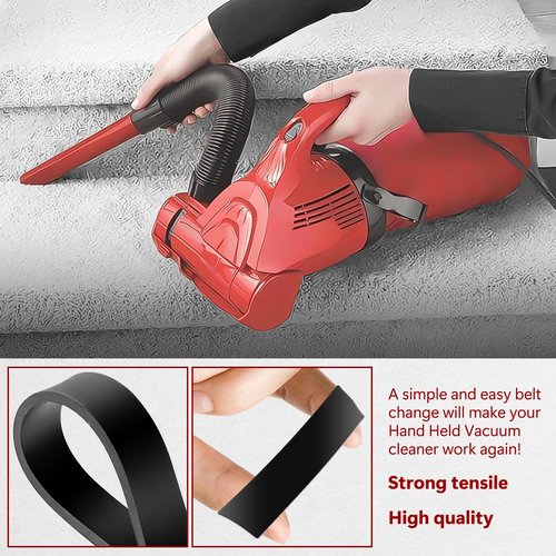 HASMX Replacement Belts for Dirt Devil Hand Held Vacuums Fits for M08100 M08100RED M08150K M08230X M08230T M08230 08230C 08130 08100RT M103, 4-Pack