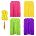 Yicotira Reusable Duster Refill Compitable with Swiffer Duster - Washable Heavy Duty Dusters Refills 360 for Swiffer Duster Handle & Super Extender Handle, 4 Pack