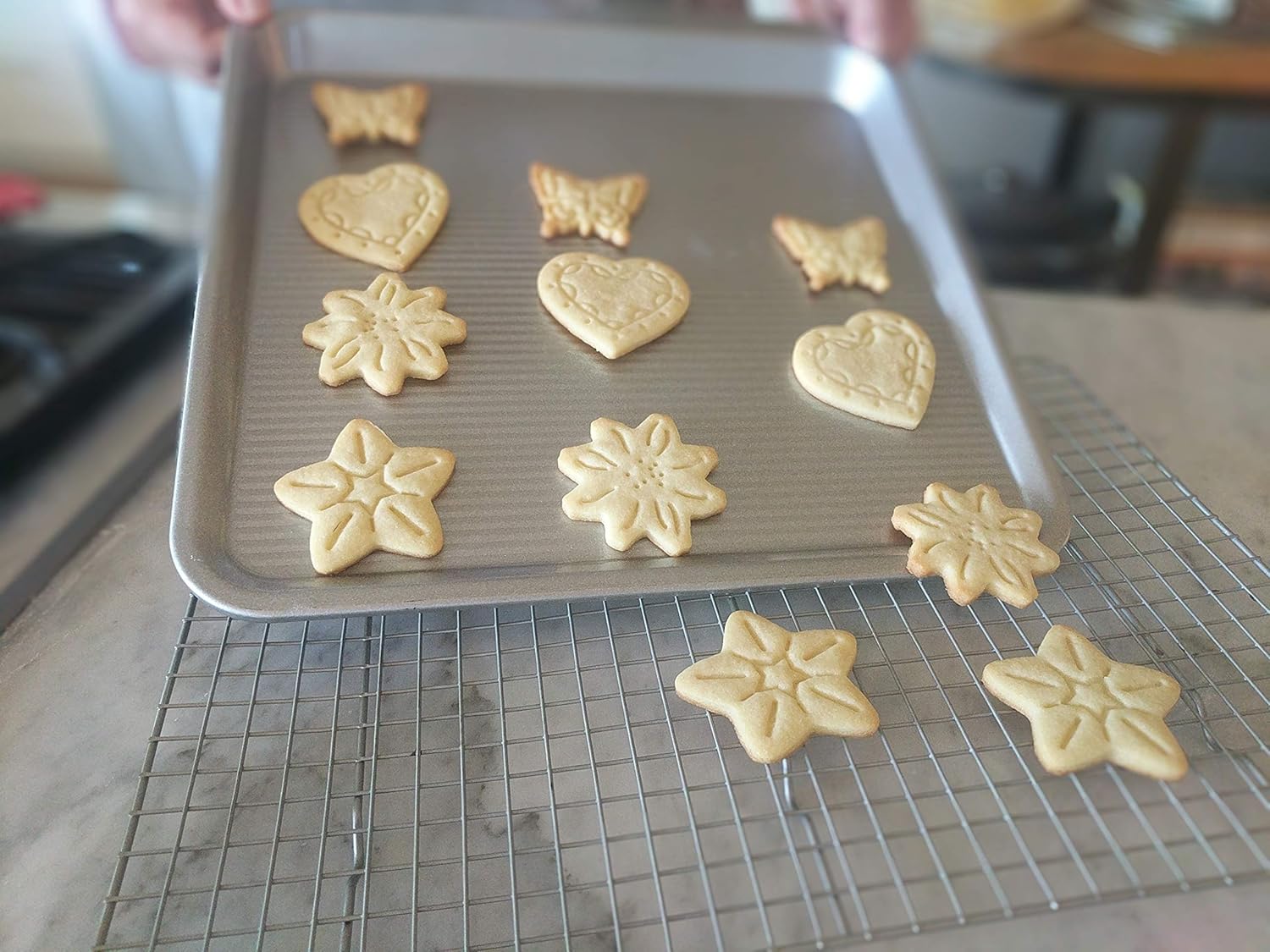 USA Pan Bakeware Nonstick Cookie Sheet - Perfect for Baking Delicious Cookies | Small Size
