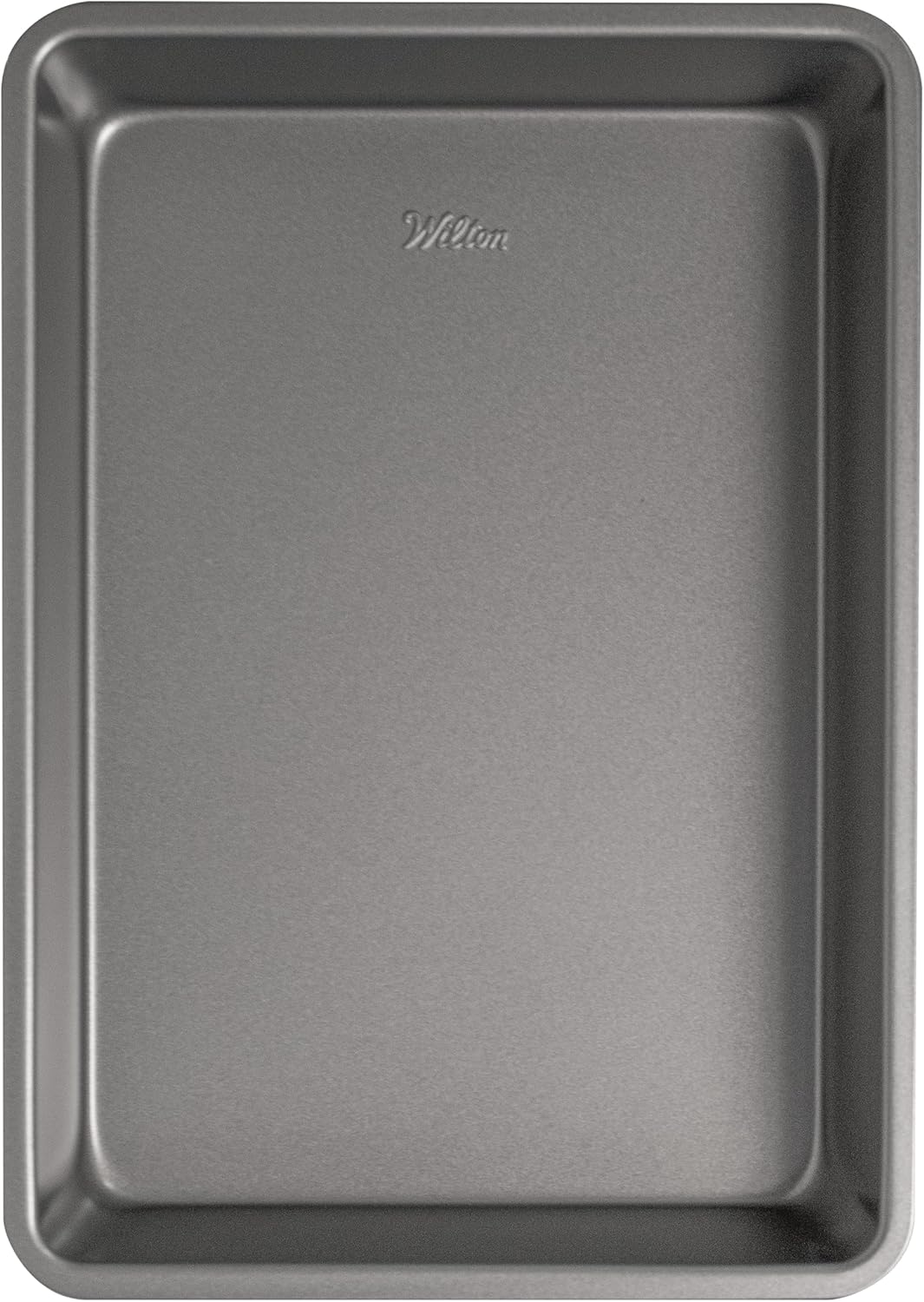 Wilton Non-Stick Oblong Cake Pan - Durable Steel for Even Heating | Perfect for Cakes & Lasagna, 13 x 9 x 2 in