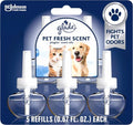 Glade PlugIns Refills Air Freshener - Pet Fresh Scent with Essential Oils | 0.67 Fl Oz, 5 Count