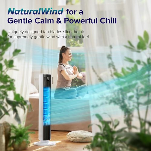 LEVOIT Tower Fan and Air Purifier Bundle for Home, Bedroom and Large Room