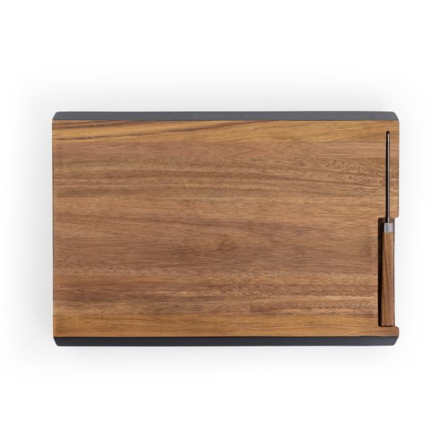 PICNIC TIME Formaggio Cheese Board with Chalkboard Cheese Makers, Charcuterie Board and Food Labels, Acacia Wood Cutting Board, (Acacia Wood)