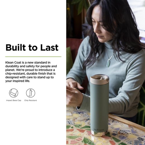 Klean Kanteen 20oz TKWide Insulated Coffee Tumbler with Café Cap - Sea Spray
