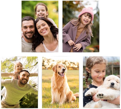 Glossy Photo Prints Set of 5 | 5x7 Inches Unframed - High-Quality Photo Printing
