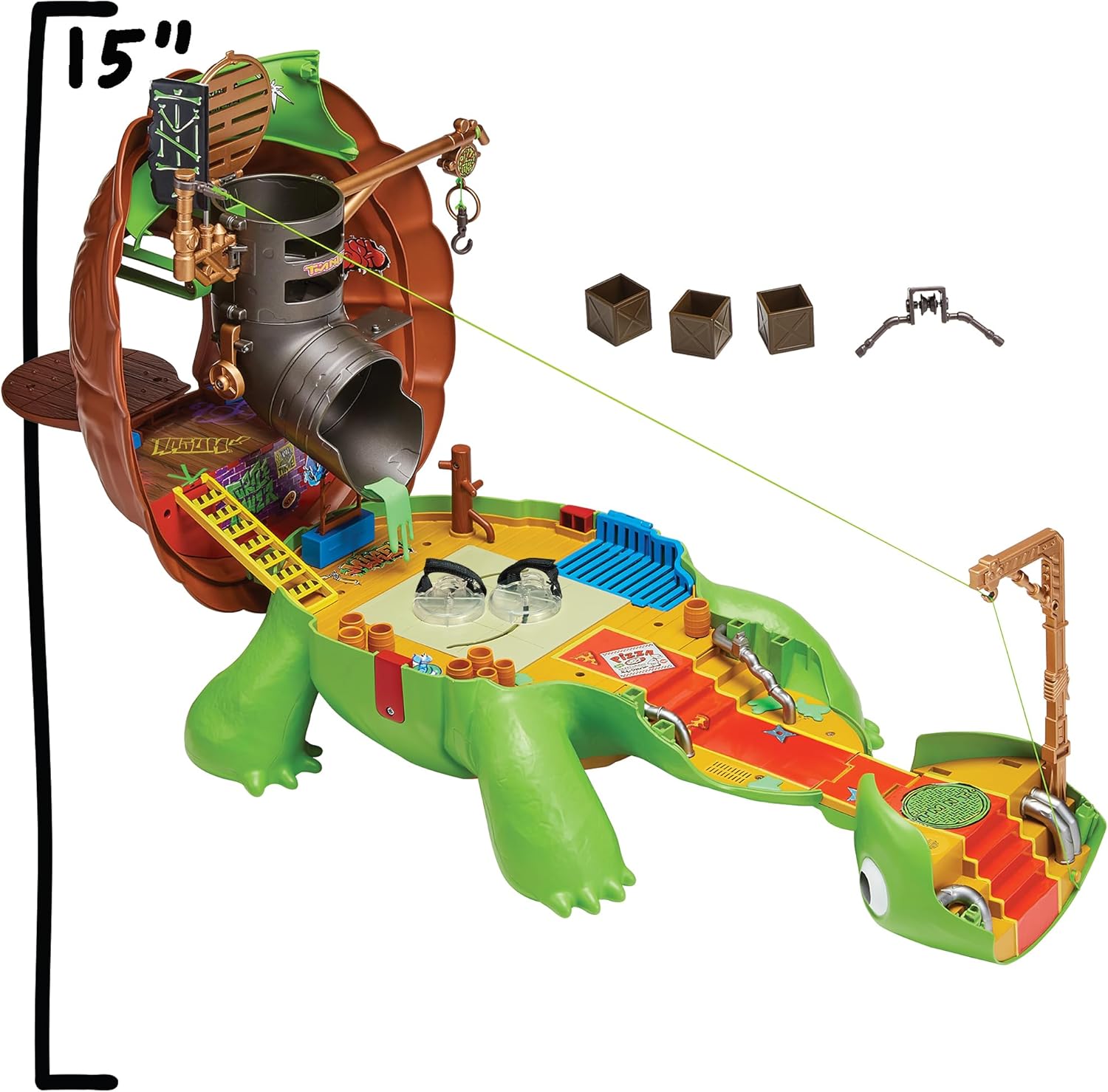 Playmates Toys Teenage Mutant Ninja Turtles Pet Turtle Playset - Fun Interactive Adventure