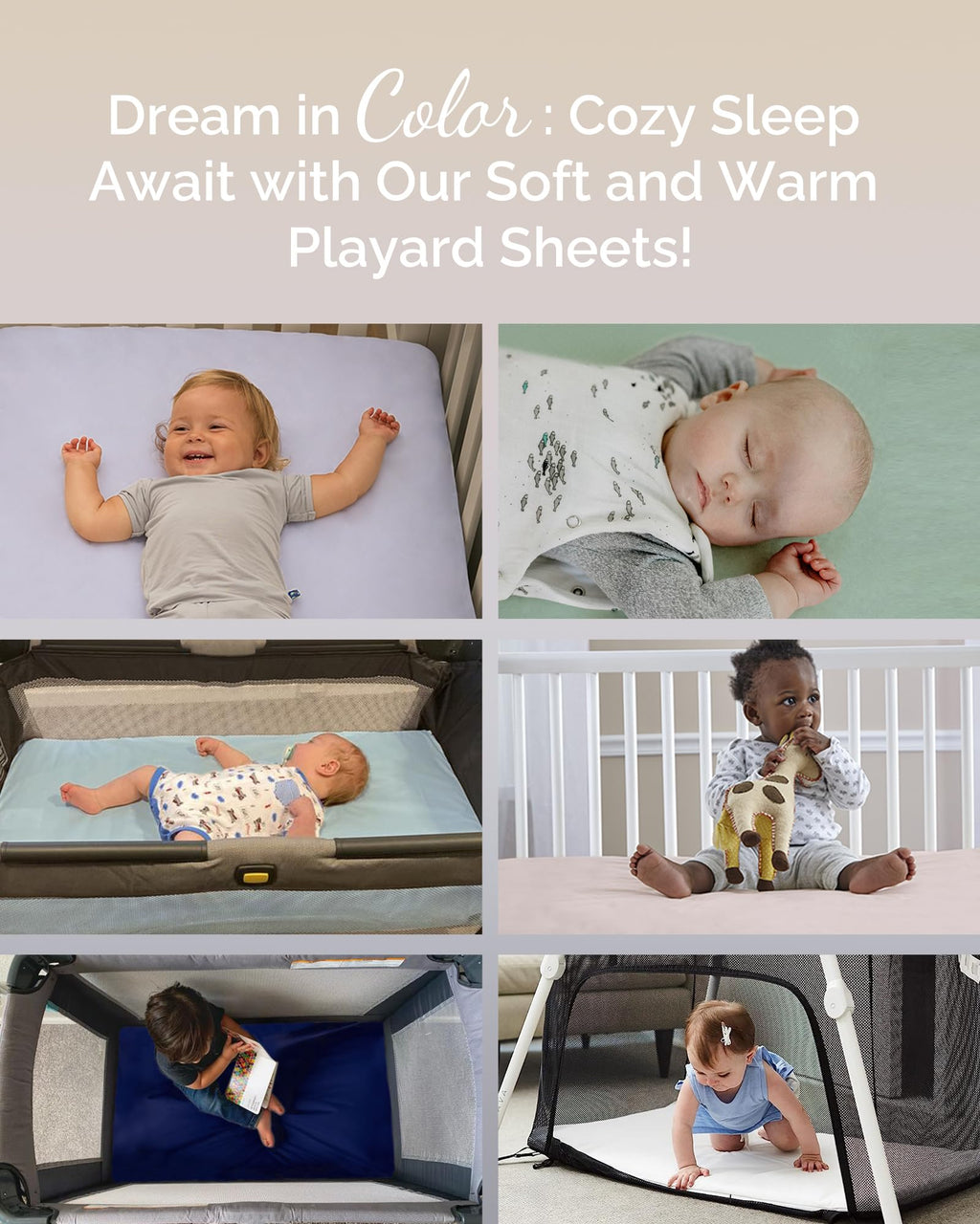 TotCare Graco Pack and Play Sheets Fitted – Compatible with Graco Pack n Play Playard Crib & Other 27 x 39 Inch Playpen Mattress, Buttery Soft Jersey Playard Sheets, Blue Sage Cloud 3 Pack