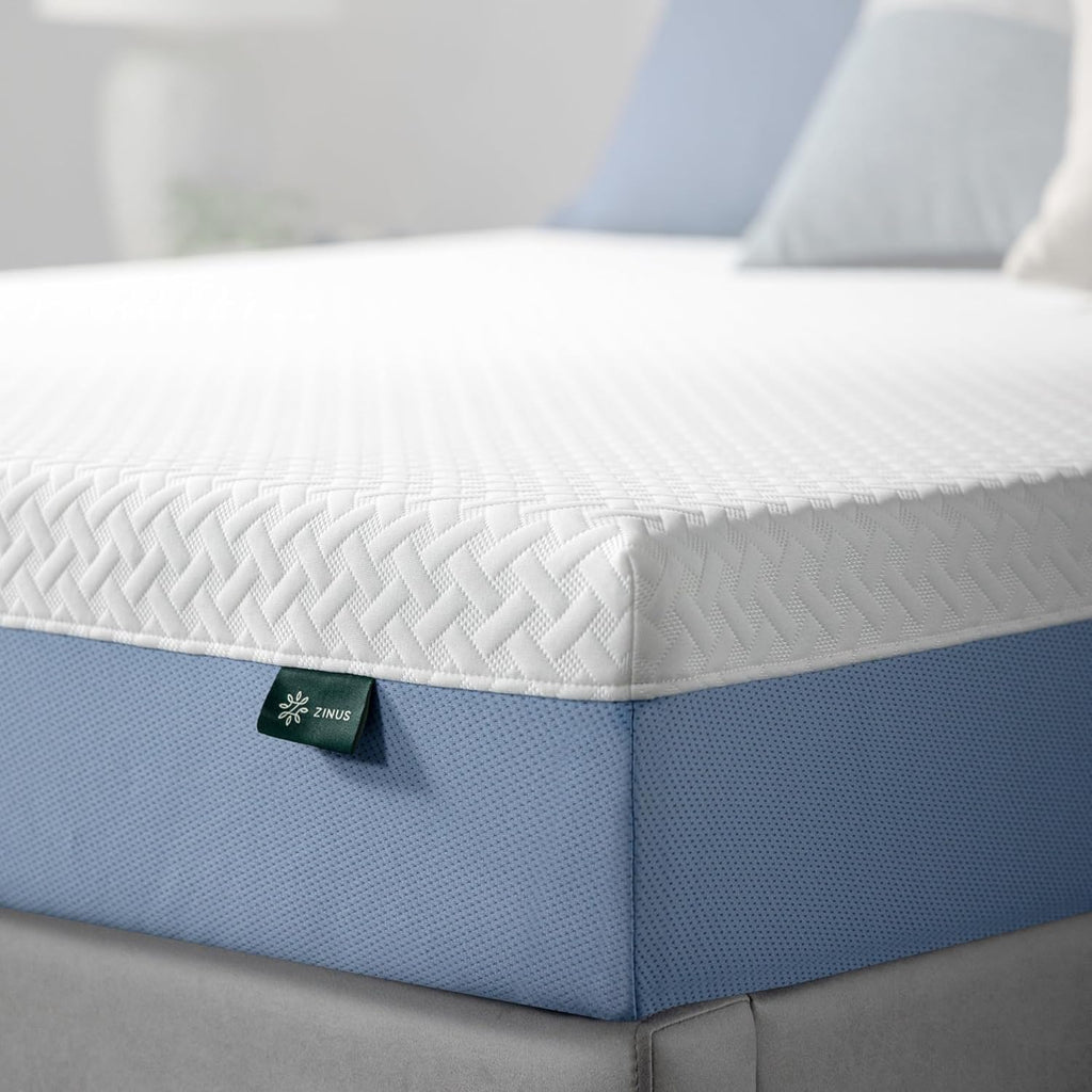 Zinus 8-Inch Twin Memory Foam Mattress - Cooling Comfort | Medium Feel, Fiberglass-Free, Safe Materials