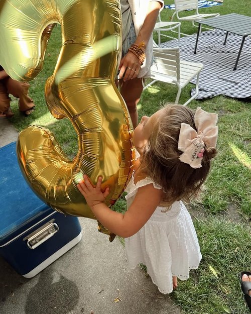 Champagne Gold Number 4 Balloon - 40 Inch Light Gold Birthday Decoration for Girls
