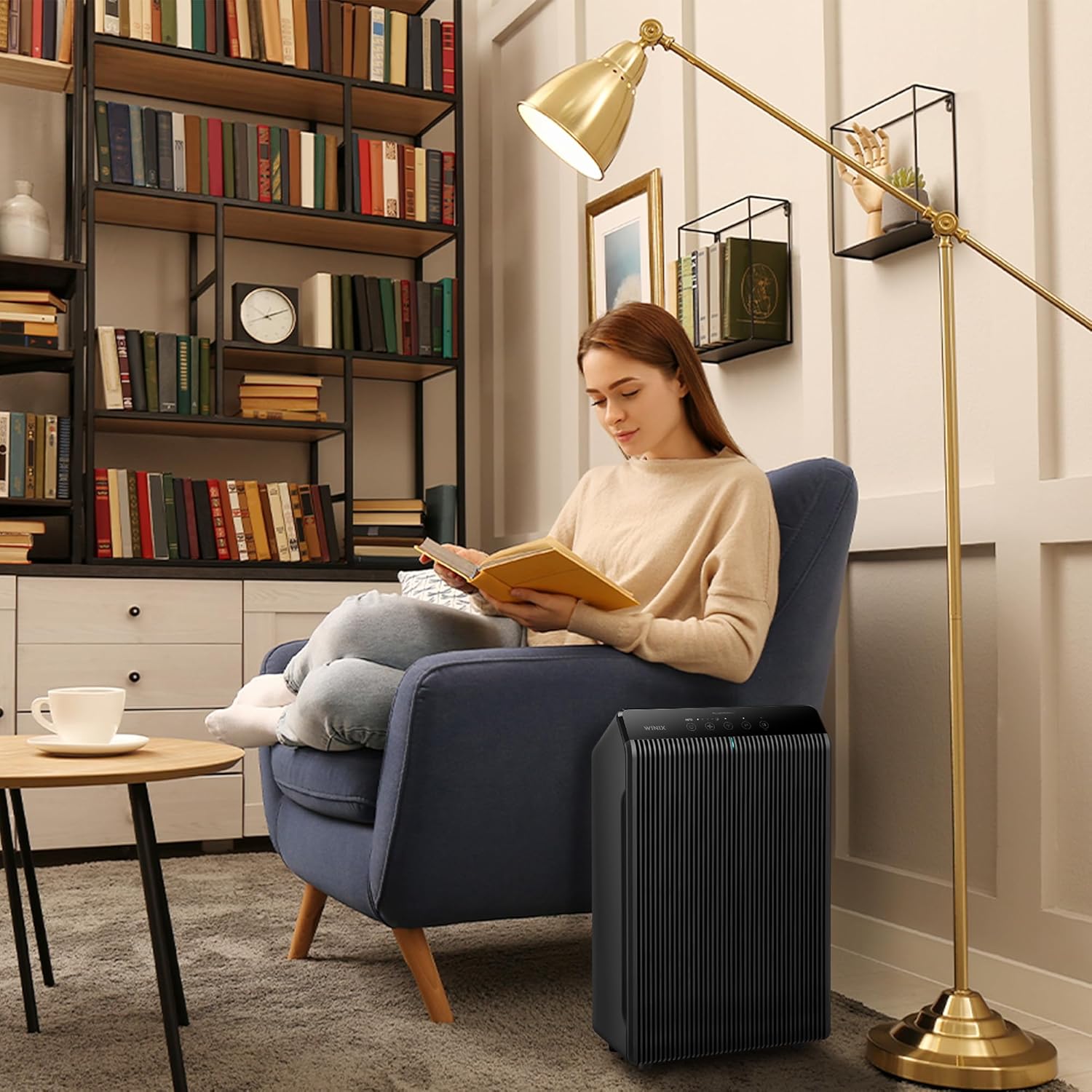 WINIX 5510 Air Purifier - True HEPA Filter with App Support for Large Rooms Up to 1881 Ft²