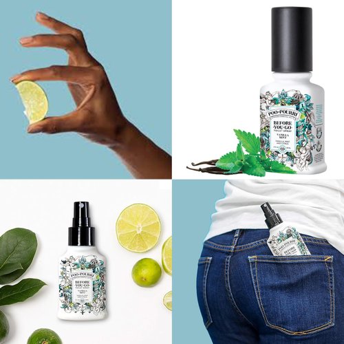 Poo-Pourri Toilet Spray, 1.4 oz, Vanilla Mint Scent, 2 Count