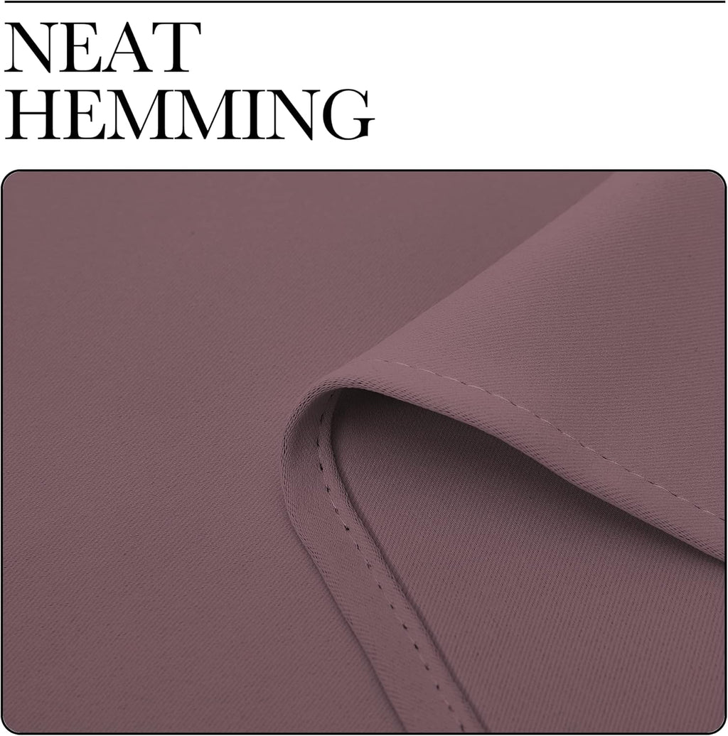 NICETOWN Room Darkening Curtains - Thermal Insulated Grommet Drapes | Set of 2, 42" x 68" for Kitchen & Bedroom