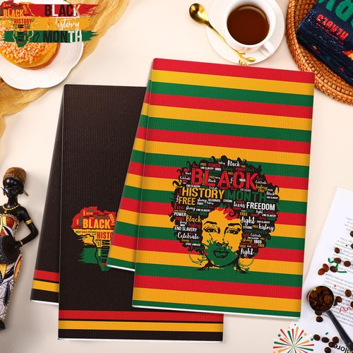 Zubebe 6 Pcs Black History Month Decoration Black History Month Kitchen Dish Towels 18 x 28 Inch Decorative Hand Towel for Kitchen Bathroom Home Gifts