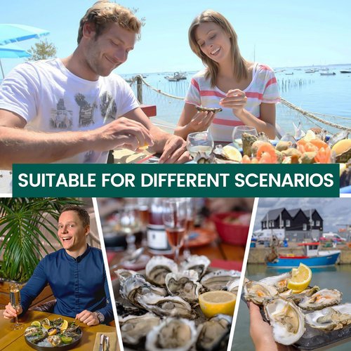 BIUWING Oyster Shucker Machine, Oyster Clam Opener Tool Set, Oyster Opener Machine (Upgraded)