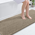 OLANLY Bathroom Runner Rugs - Soft Absorbent Chenille | Quick Dry, Machine Washable 70x24, Warm Taupe