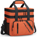 Maelstrom Insulated Lunch Box - 20L Expandable Cooler Bag with 6 Pockets | Leakproof Tote for Work & Travel - Orange