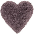 Mina Victory Shag Indoor Lavender 18" x 18" Throw Pillow