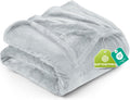 Utopia Bedding Fleece Blanket - Ultra Soft Lightweight Microfiber | Twin Size Light Grey (60x80 Inches) - Cozy All-Season Home Decor Gift