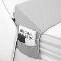 Rormcheny Full Bed Wedge Pillow Headboard Gap,Wedge Pillow Headboard/Bed Gap Filler,Fill The Gap (0-8") (Gray, 54"x10"x6")