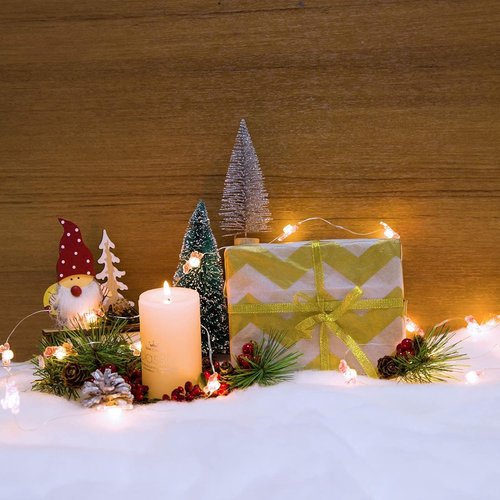 Cosweet Fake Snow Blanket - Thickened 3 x 8 Ft Faux Sheet for Crafts, Displays & Photo Props