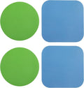 LUTER Multi-Function Silicone Jar Opener - Easy Grip for Seniors with Arthritis | 4-Piece Set in Light Blue & Green