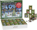 Vermont Christmas Company Advent Calendar Jigsaw Puzzle - 1000 Pieces for Year-Round Holiday Cheer