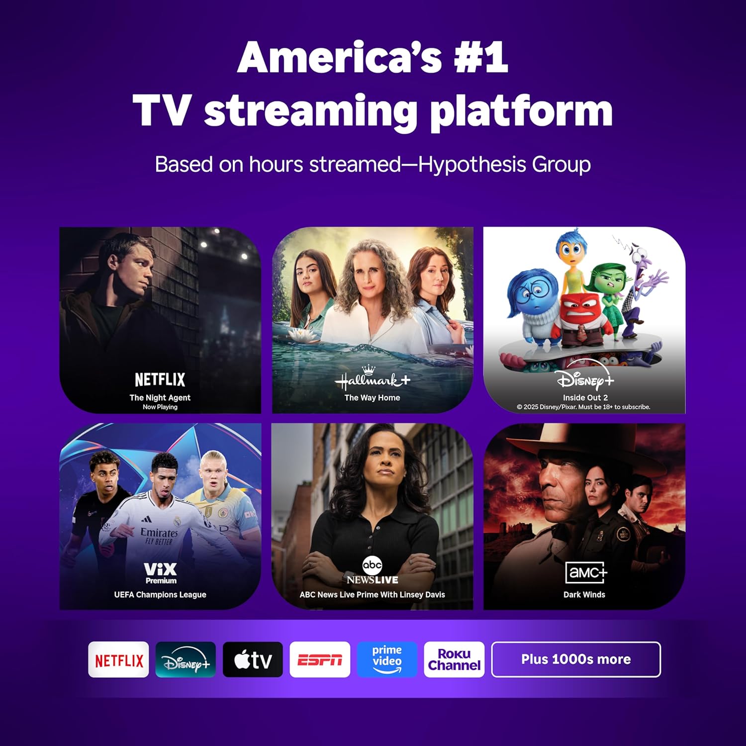 Roku Streaming Stick 4K - HDR & Dolby Vision Streaming Device with Voice Remote & Long-Range Wi-Fi