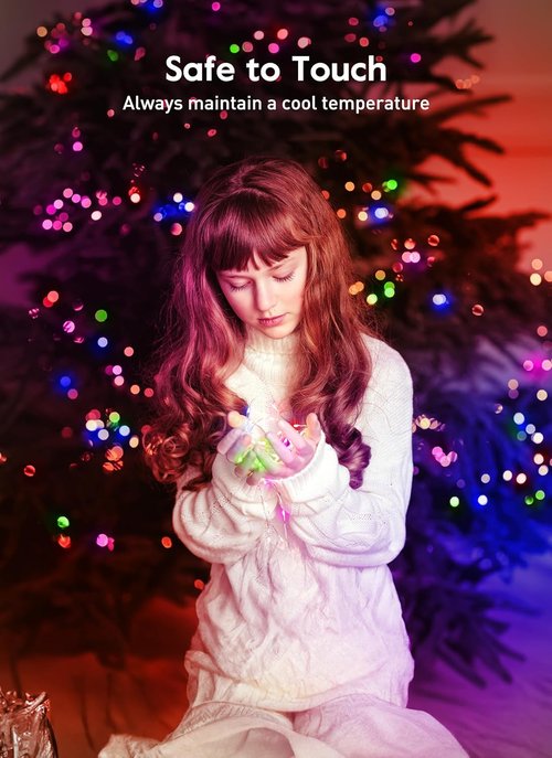 Fairy Lights - 33FT 100LEDs USB Twinkle Lights with Timer & Remote | 8 Modes for Indoor Christmas Decor